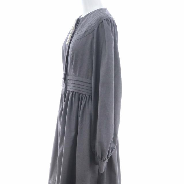 チェスティ Chesty 22AW タックディティールノーブルワンピース パール