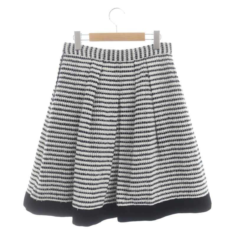 トゥービーシック TO BE CHIC 切替スカート ひざ丈 フレア サイド  