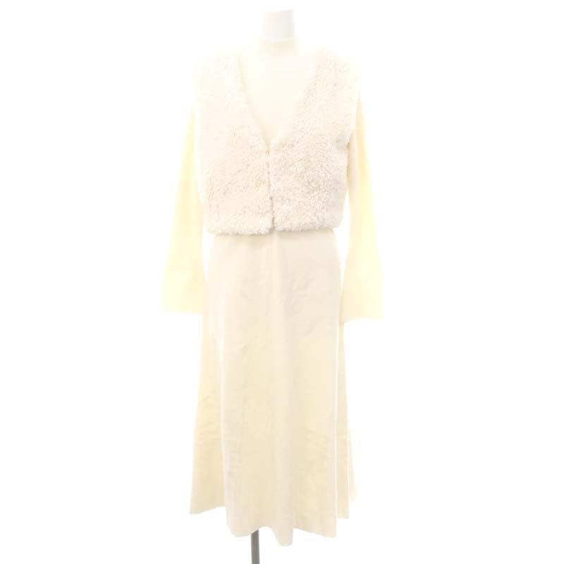 スナイデル snidel 23AW ファージレセットニットワンピース ロング 
