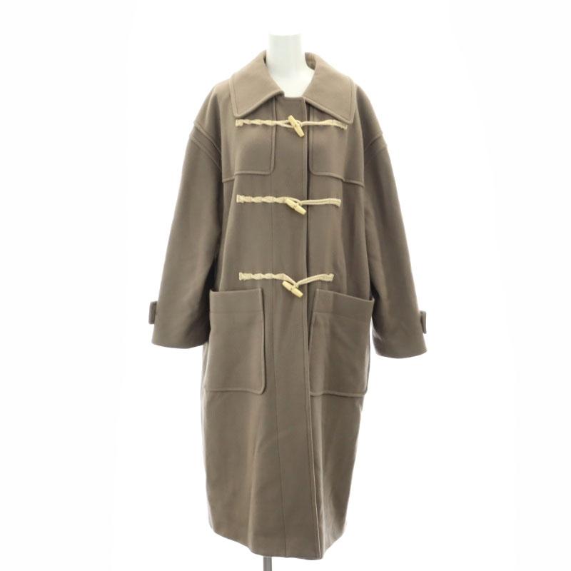 デイシー deicy ダッフルコート ロング ウール ステンカラー F 茶 