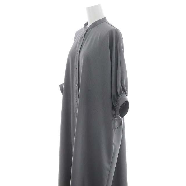 エンフォルド ENFOLD 22SS ComfortableTwill BIGシルエットDRESS 