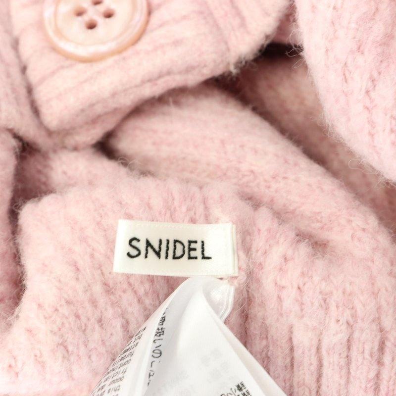 スナイデル snidel 23SS 2WAYクロップドニットプルオーバー 
