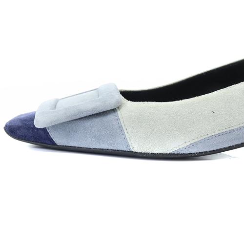 ロジェヴィヴィエ ROGER VIVIER ベルヴィヴィエ スエード パンプス 