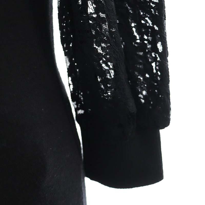 クロエ　Chloe ベロア　ワンピース　レース　パール　膝丈　レディース クロエ Chloe ベロア ワンピース レース パール 膝丈 レディース