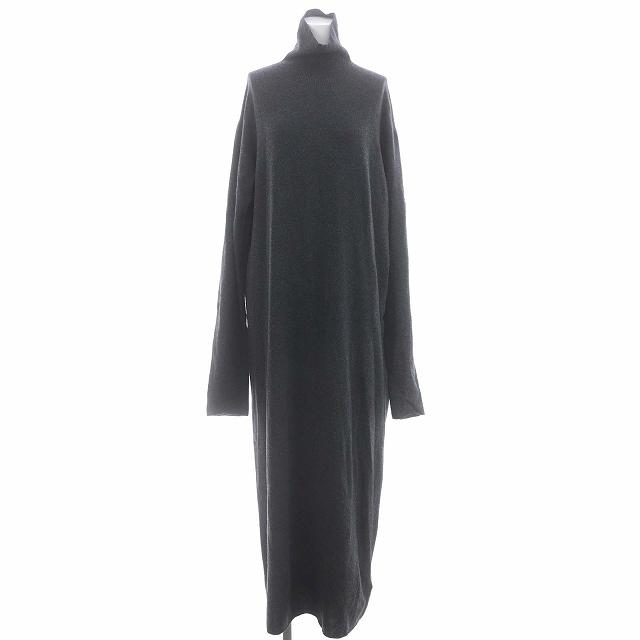 プラージュ Plage 23AW Ariesハイネックロングワンピース ニット 