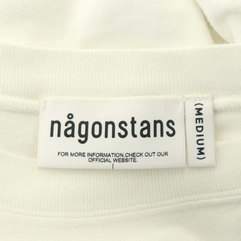 ナゴンスタンス nagonstans 22SS CO天竺 BUMPロングスリーブ カットソー Tシャツ 長袖 無地 コットン M 白 /NR ■OS レディース｜vectorpremium｜03