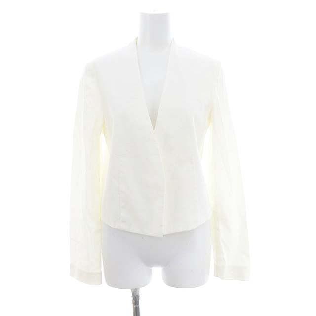 セオリー theory ECO CRUNCH WASH COLLARLESS JKT ノーカラー 
