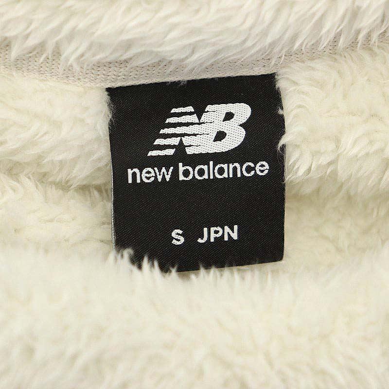 ニューバランス NEW BALANCE もこもこ プルオーバー トレーナー スウェット 長袖 S 白 ホワイト /AT ■OS メンズ レディース｜vectorpremium｜03