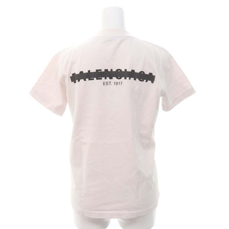 BALENCIAGA バレンシアガ ロゴTシャツ 半袖 コットン プリント S  