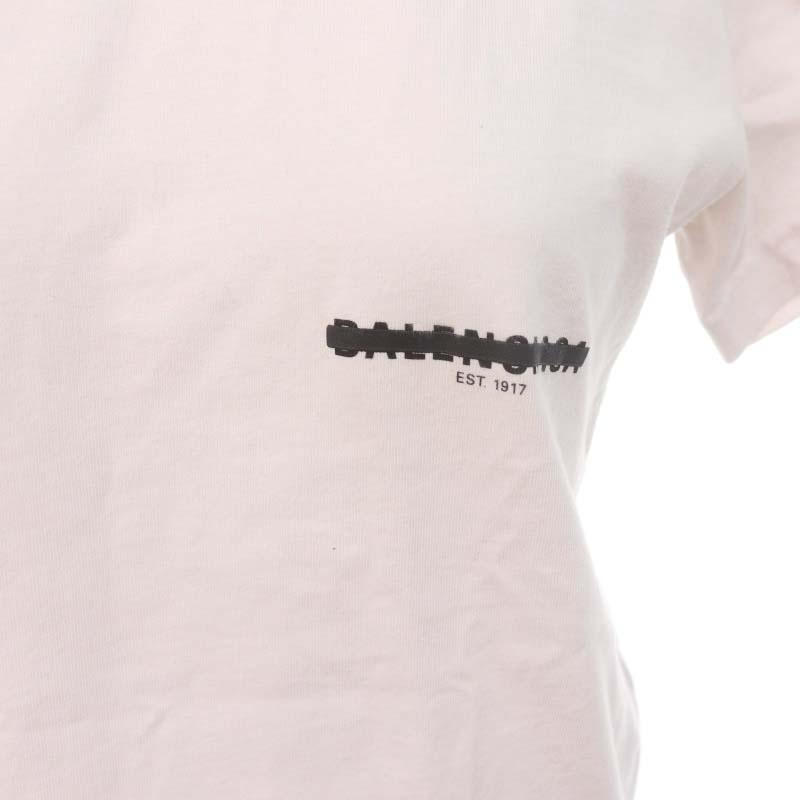 BALENCIAGA バレンシアガ ロゴTシャツ 半袖 コットン プリント S  