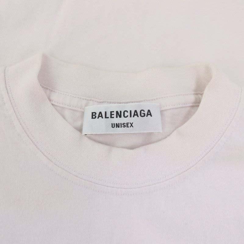 BALENCIAGA バレンシアガ ロゴTシャツ 半袖 コットン プリント S  