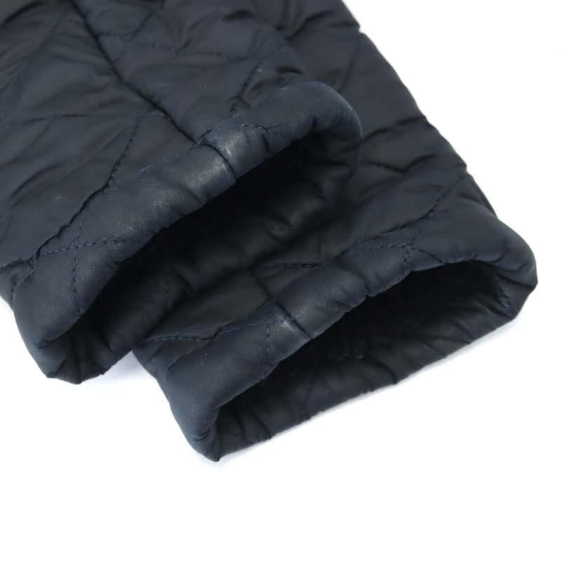 ✨極美品✨マッキントッシュ ウール キルティング ロング コート　ボア　紺　36 Mackintosh（マッキントッシュ） キルティングボアコート カーキ