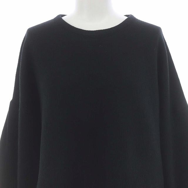 サクラ SACRA ウールコットンプルオーバー カットソー 長袖 38 黒  