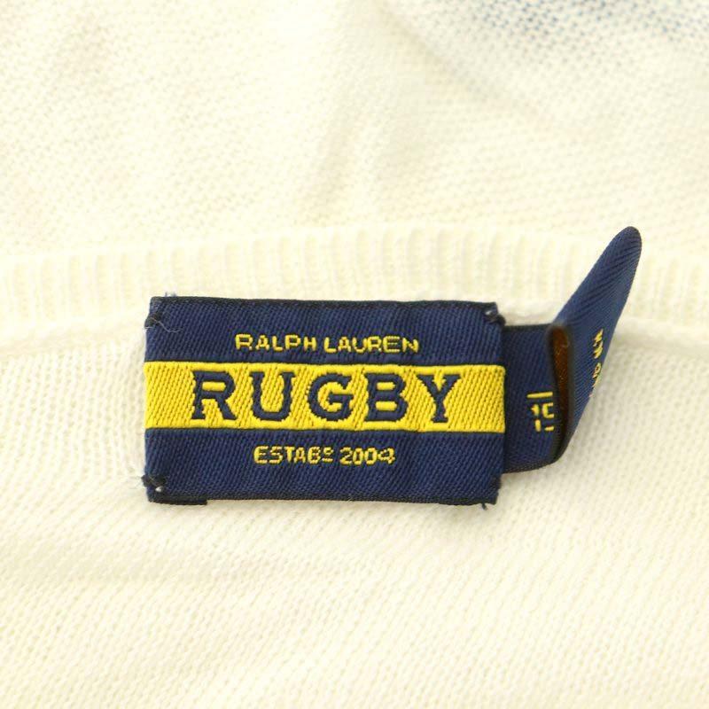 ラルフローレン ラグビー RALPH LAUREN RUGBY リネンボートネックニット カットソー 七分袖 XS 白 ホワイト /NR ■OS ■SH レディース｜vectorpremium｜03