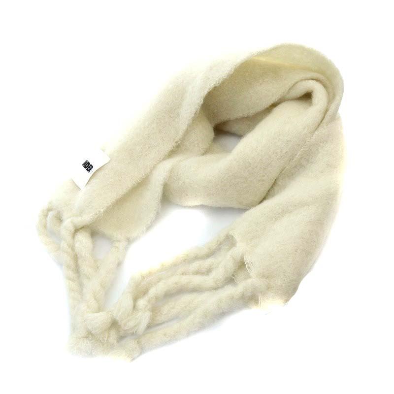 ジルサンダー JIL SANDER プラス マフラー ストール ロゴ フリンジ  