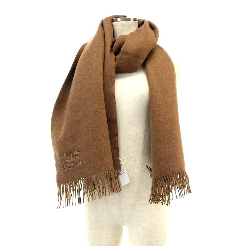 マックスマーラ MAX MARA スカーフマフラー 大判 アルパカ シルク混  