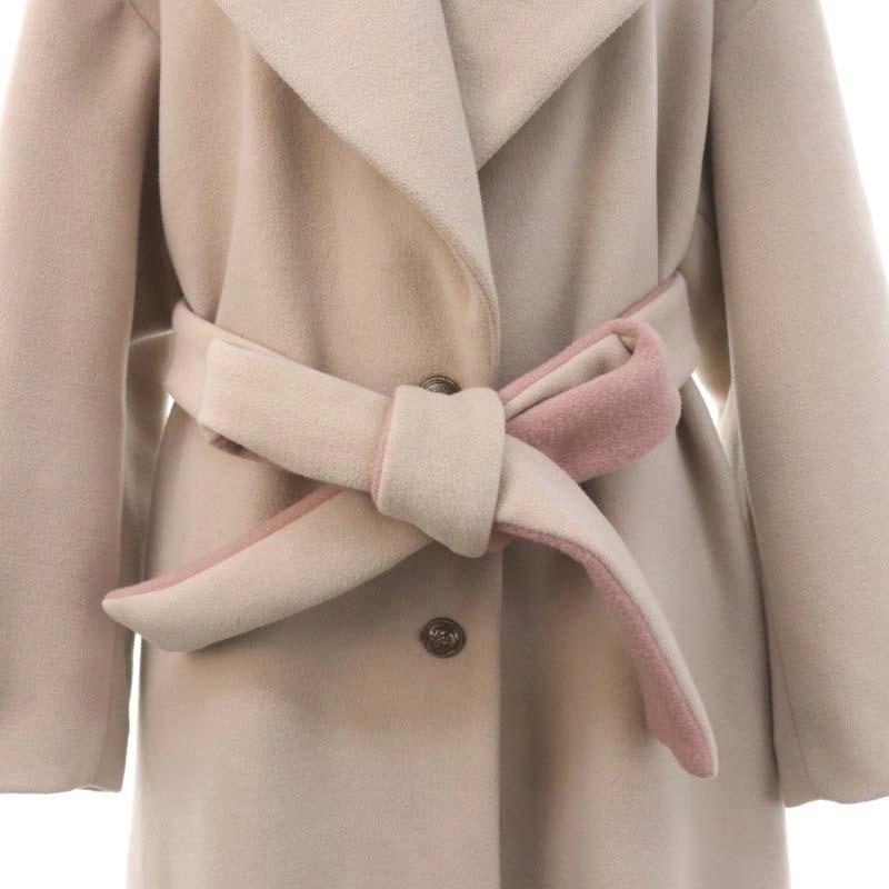 Herlipto Two Tone Belted Dress Coat
