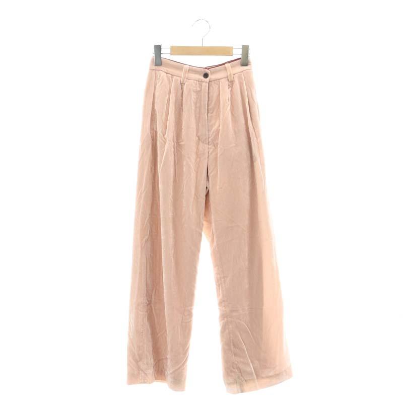 クラネ CLANE × 田中みな実 22AW COLOR LINE VELOR PANTS パンツ 