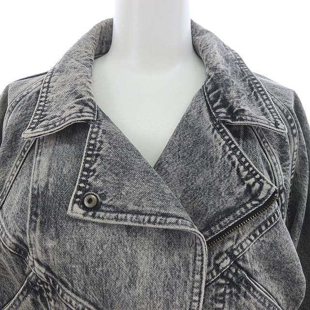 アリスアンドオリビア alice + olivia JEANS デニムライダース 