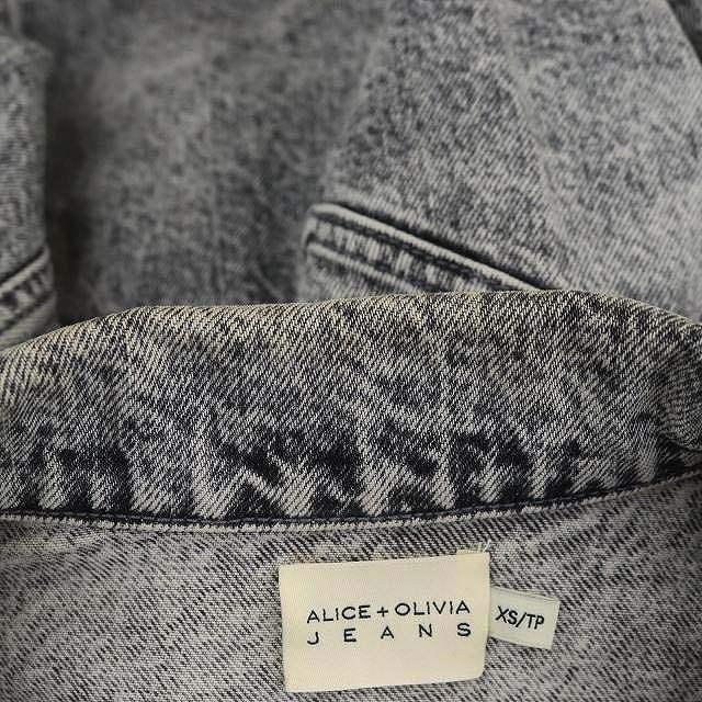 アリスアンドオリビア alice + olivia JEANS デニムライダース 