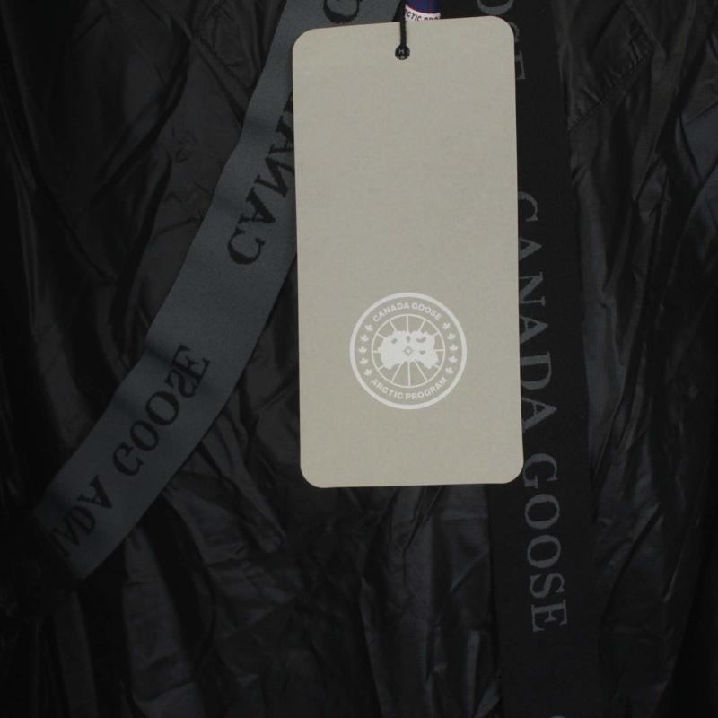 未使用品 CANADA GOOSE CROFTON PUFFER BLACK LABEL クロフトン パッファー ダウンジャケット ジップアップ フード M 黒 2252MB｜vectorpremium｜09