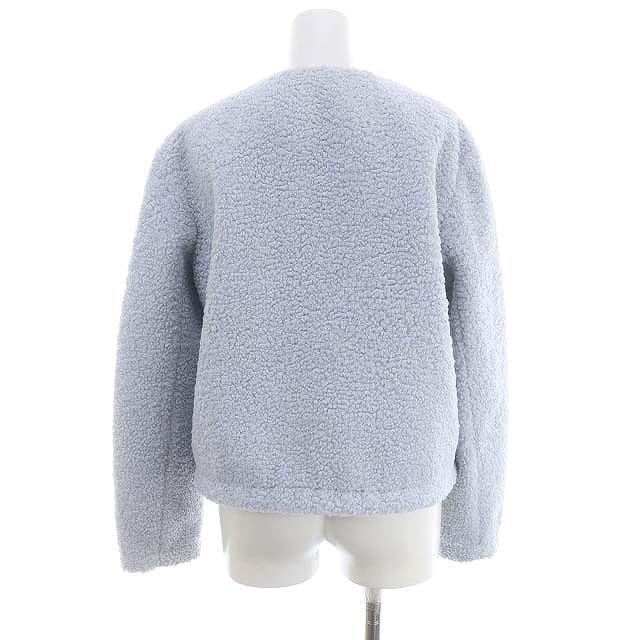 theory セオリー 23AW Jersey Fleece Easy Zip ジャケット ノーカラー 