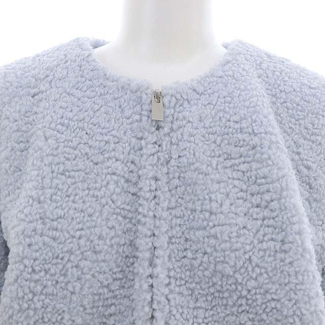 theory セオリー 23AW Jersey Fleece Easy Zip ジャケット ノーカラー  