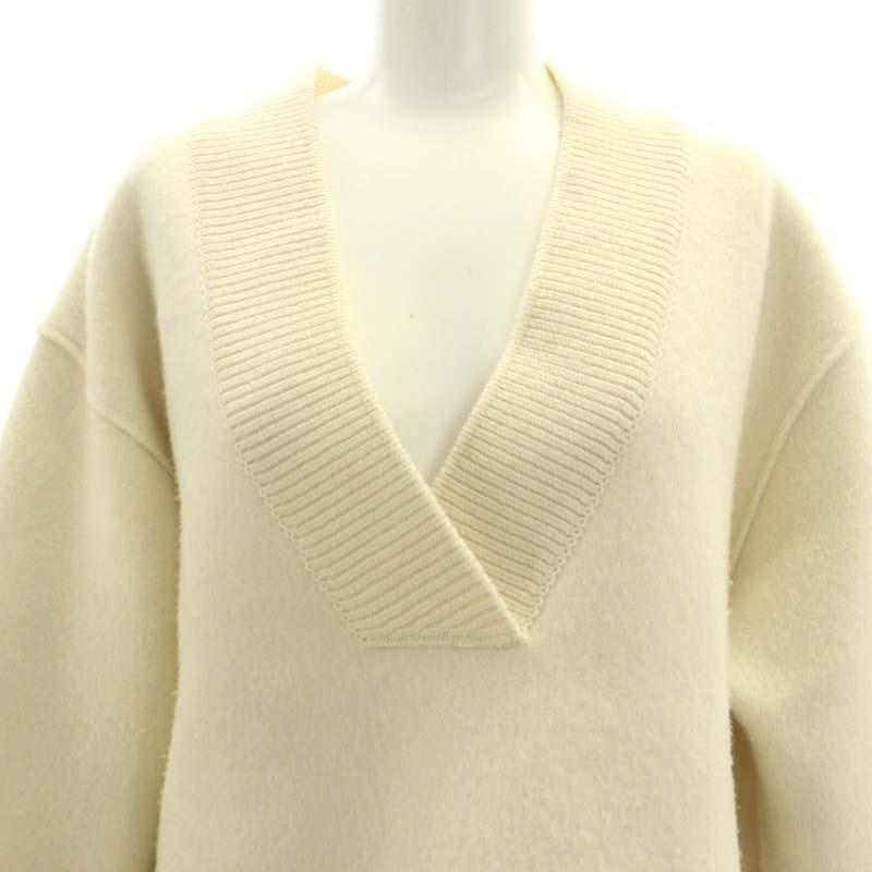 カオス CHAOS ウールチャンキーニット セーター 長袖 Vネック F