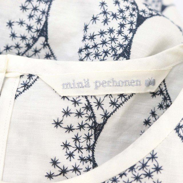 ミナペルホネン mina perhonen 22SS sitruuna ワンピース ロング 刺繍  