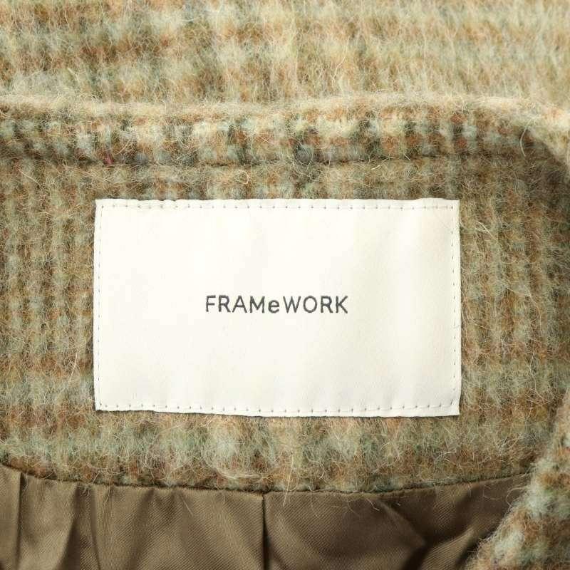フレームワーク Framework ウールシャギークルーネックコート ノー 