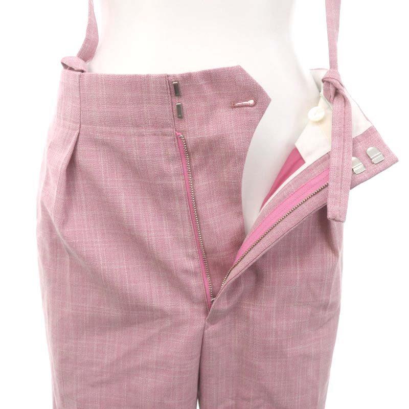 ドゥロワー Drawer 近年モデル ウールシルクメランジ サスペンダー