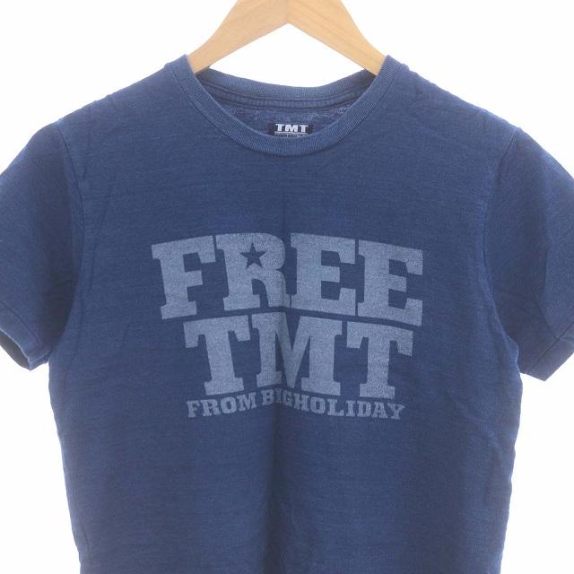 ティーエムティー TMT FREETMTインディゴTシャツ カットソー 半袖 S 青 ブルー /HK ■OS ■SH メンズ｜vectorpremium｜04
