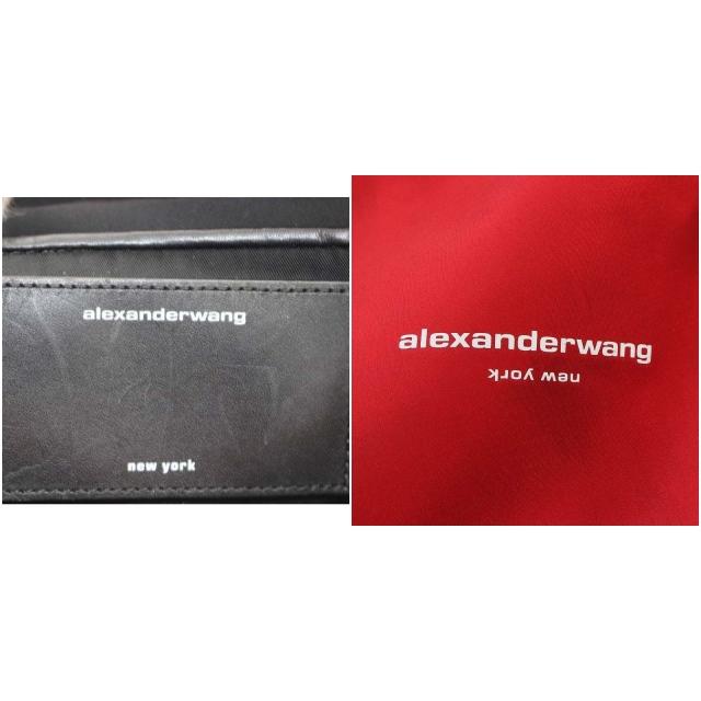 アレキサンダーワン ALEXANDER WANG Ryan Satin ハンドバッグ ワンハンドル ナイロン 巾着 赤 レッド /YO7 ■SH レディース｜vectorpremium｜03