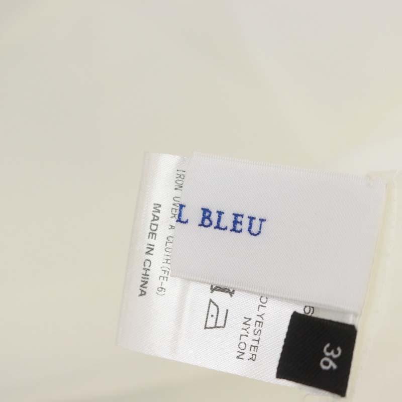 ルシェルブルー LE CIEL BLEU オーガンザオーバーレイTEE Tシャツ レイヤード カットソー 半袖 36 白 ホワイト /MI ■OS ■SH レディース｜vectorpremium｜04
