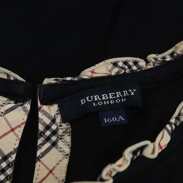 バーバリー ロンドン BURBERRY LONDON フリルノースリーブカットソー T  