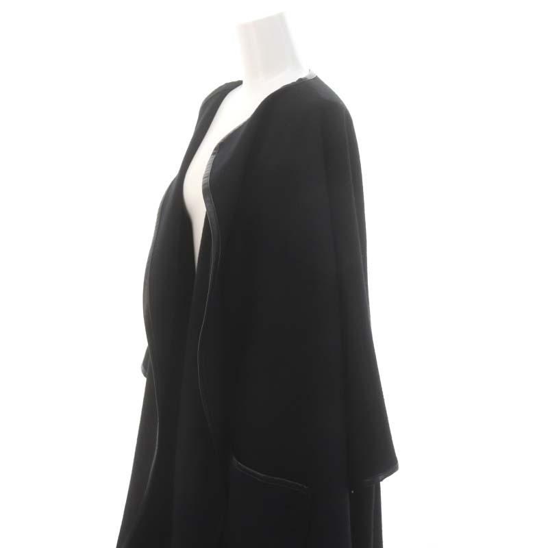 アルディーノアール HARDY NOIR フェイクレザーパイピングポンチョ 