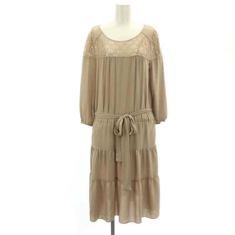 ビーシービージーマックスアズリア BCBGMAXAZRIA レース ティアード 