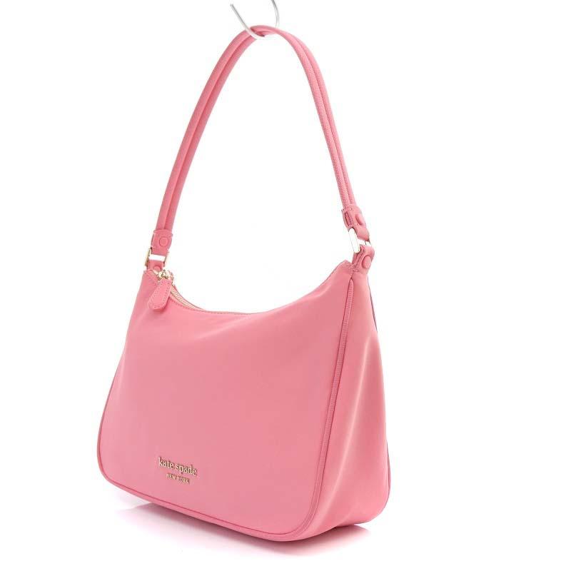 未使用品 ケイトスペード KATE SPADE 22SS サム ショルダーバッグ ハンドバッグ ワンハンドル ナイロン ピンク PXR00466｜vectorpremium｜05