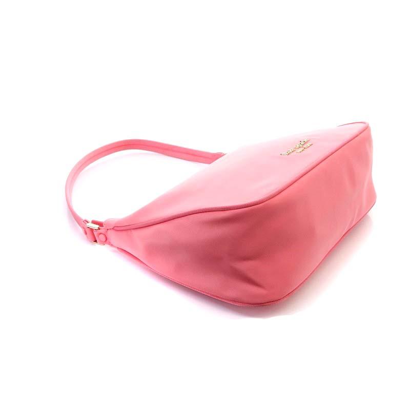 未使用品 ケイトスペード KATE SPADE 22SS サム ショルダーバッグ ハンドバッグ ワンハンドル ナイロン ピンク PXR00466｜vectorpremium｜06