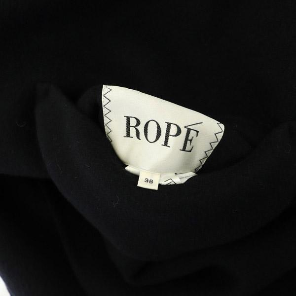 ロペ ROPE リッチリバーフードコート メルトン オーバーサイズ ベルト付 38 黒 ブラック /MY ■OS レディース｜vectorpremium｜03