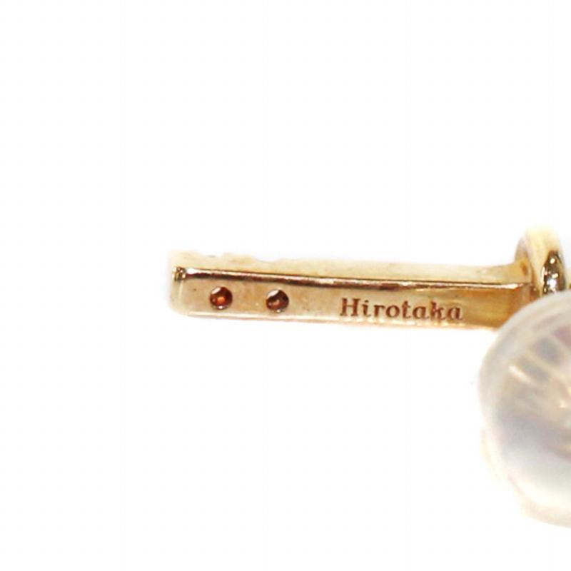 ヒロタカ Hirotaka トラパーズ Trapeze 片耳用ダイヤモンドピアス 0.02  