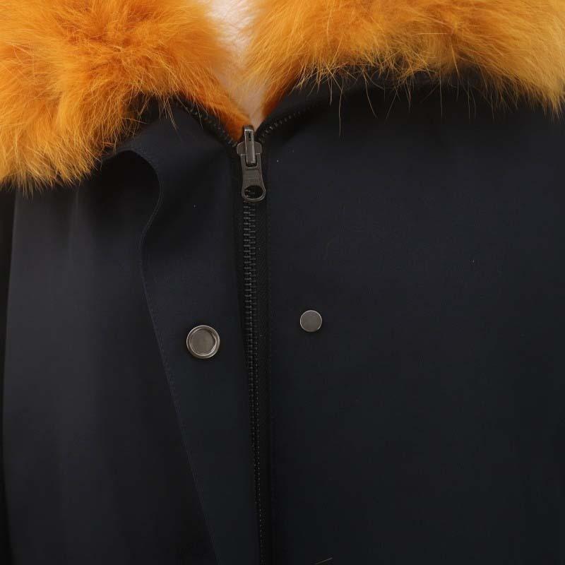 レッキス ファー ジップアップ フード コート