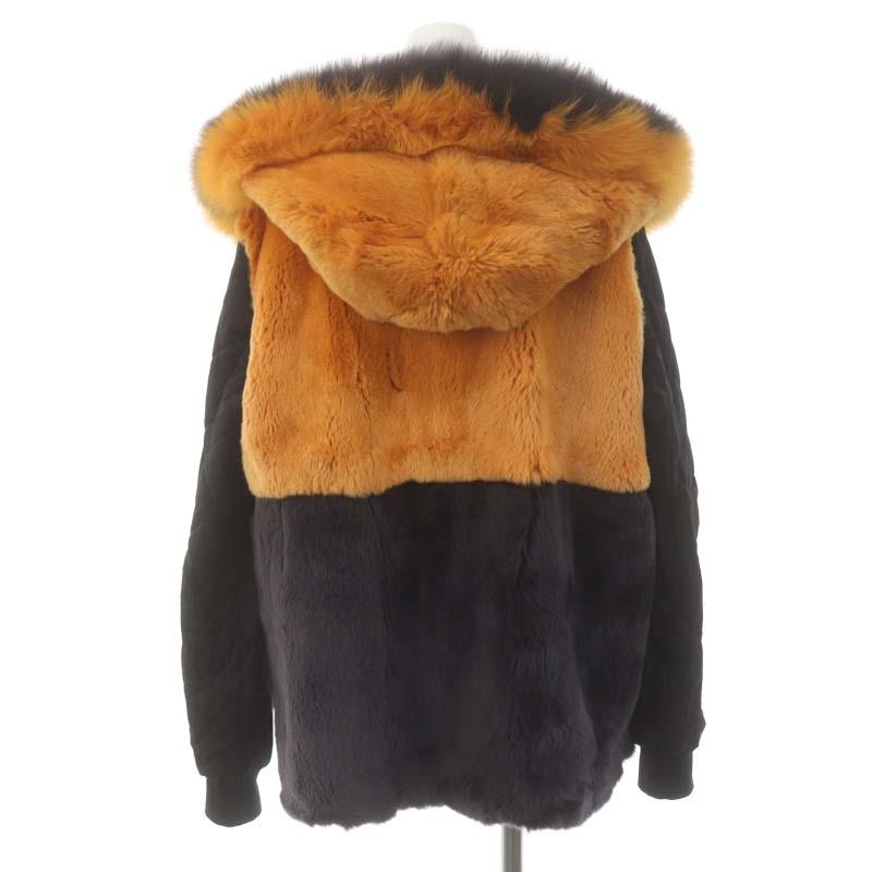 レッキス ファー ジップアップ フード コート レッキス ファー ジップアップ フード コート