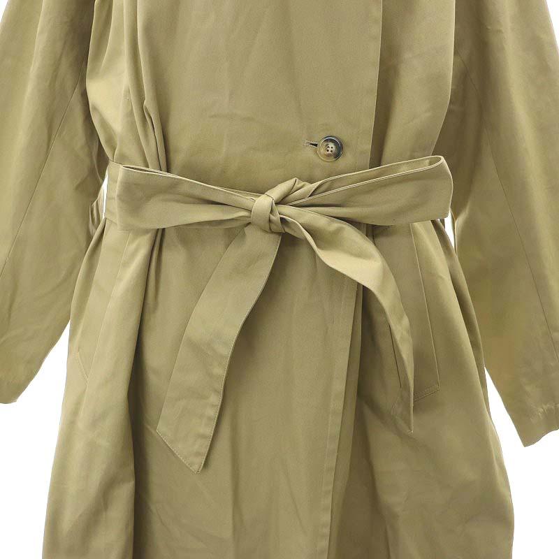 ミズイロインド mizuiro ind トレンチコート スプリングコート ロング  
