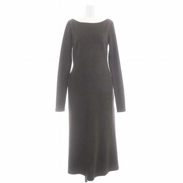 アンクレイヴ uncrave 23AW バックオープン ワンピース ロング 長袖 1  