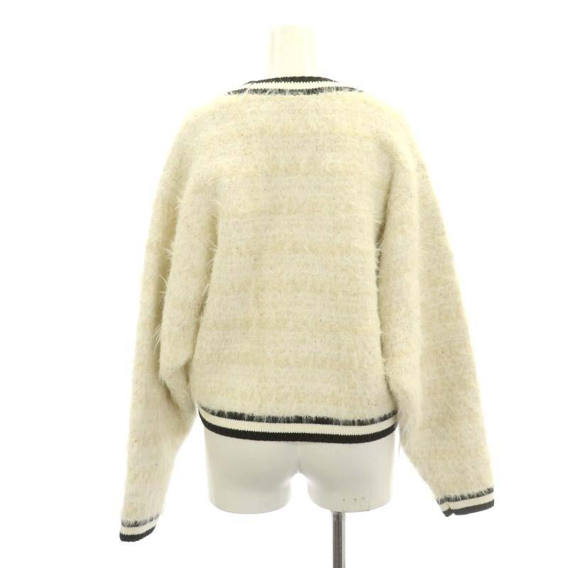 ファーファー furfur 23AW ツイードニットカーディガン 長袖 ショート 