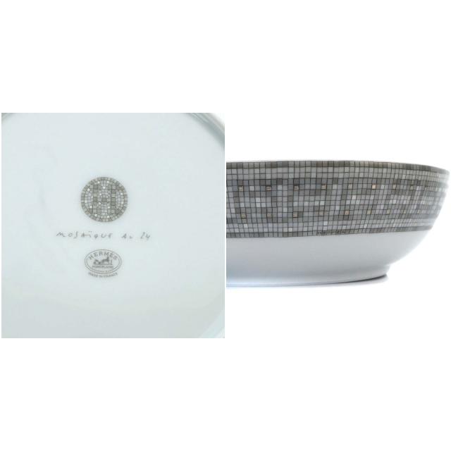 エルメス HERMES モザイクヴァンキャトル プラチナ シリアルボウル 