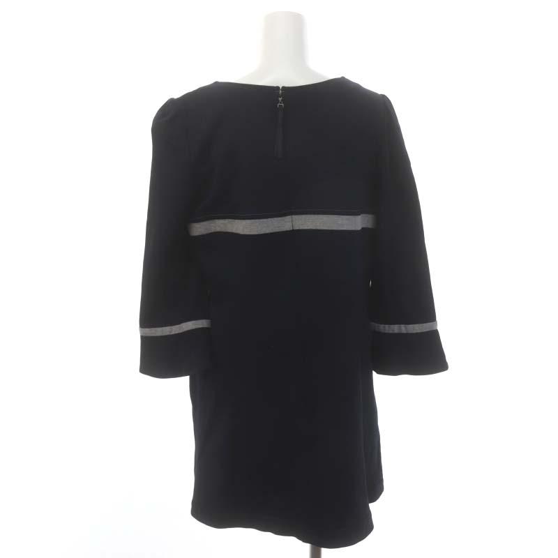 トゥービーシック TO BE CHIC ビスコースポンチチュニック 七分袖 42 