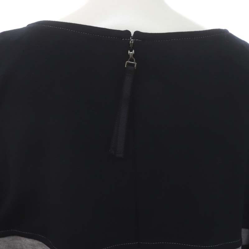 トゥービーシック TO BE CHIC ビスコースポンチチュニック 七分袖 42 