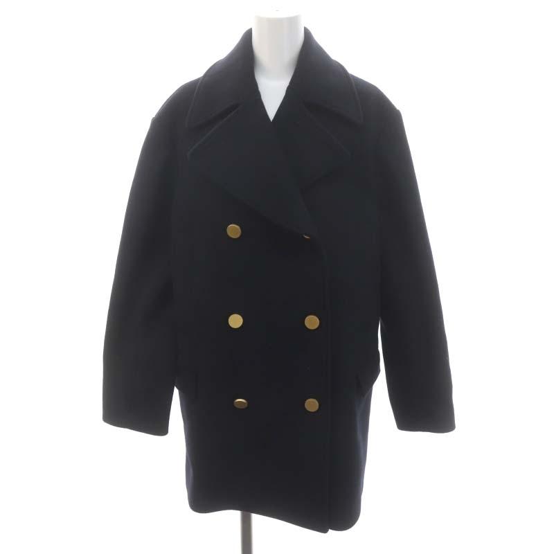 セオリーリュクス　Elmira Sub Anewa ピーコート　ネイビー　38 セオリーリュクス Elmira Sub Anewa ピーコート ネイビー 38